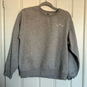 Grey crew neck